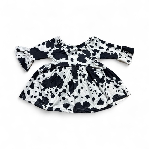 Baby Girl Cow Print Dress| 3-6M | Shea Baby - Picture 1 of 3
